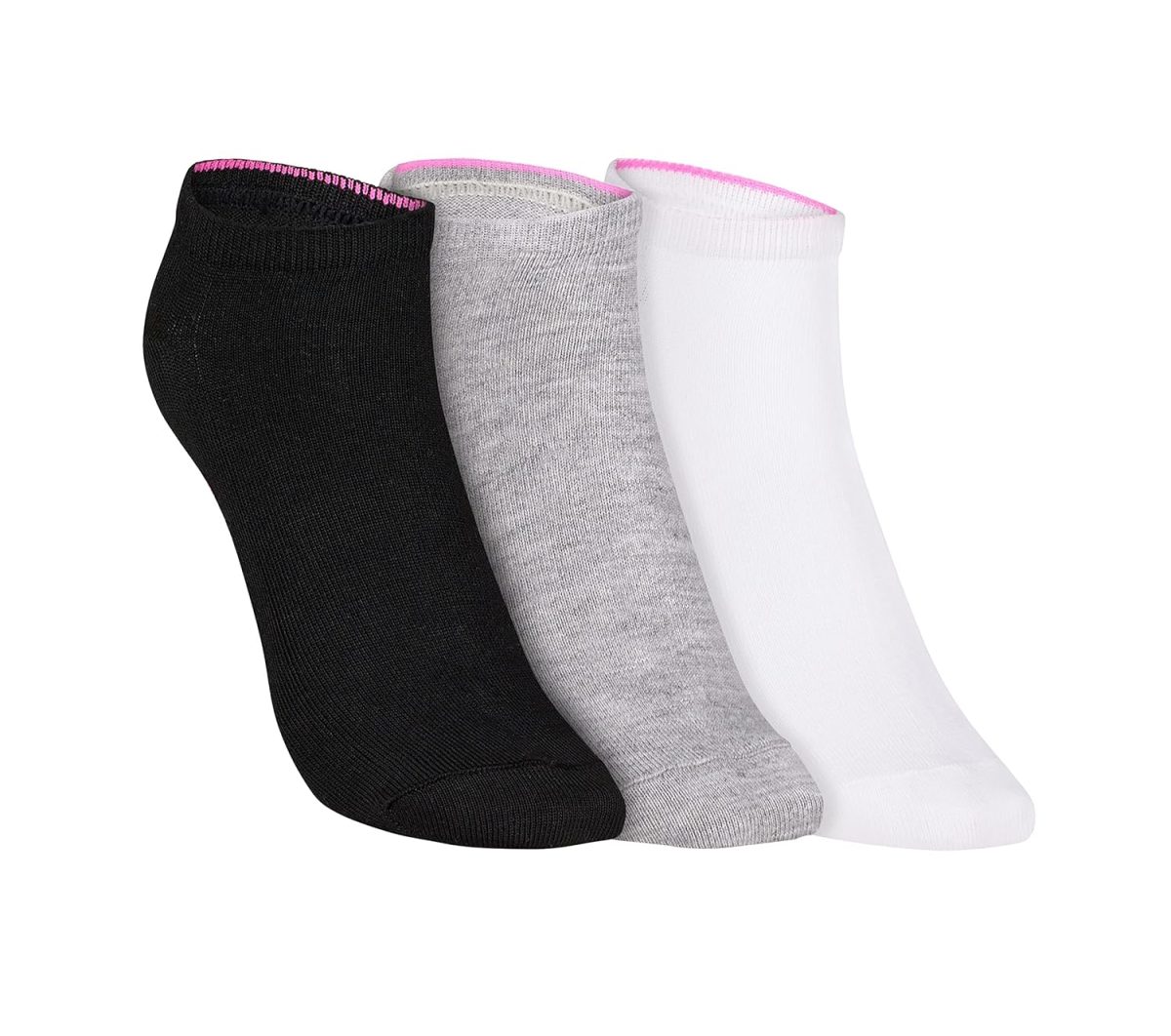 Skechers MEN'S 3PK WOMEN NON TERRY NO SHOW (S20006ID-WBGY_M)