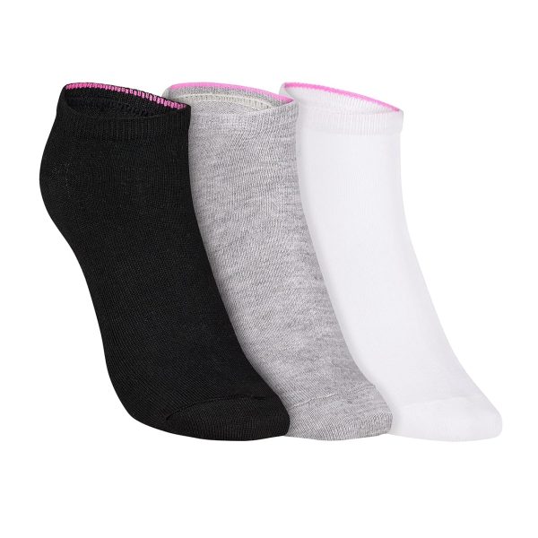 Skechers MEN'S 3PK WOMEN NON TERRY NO SHOW (S20006ID-WBGY_M)