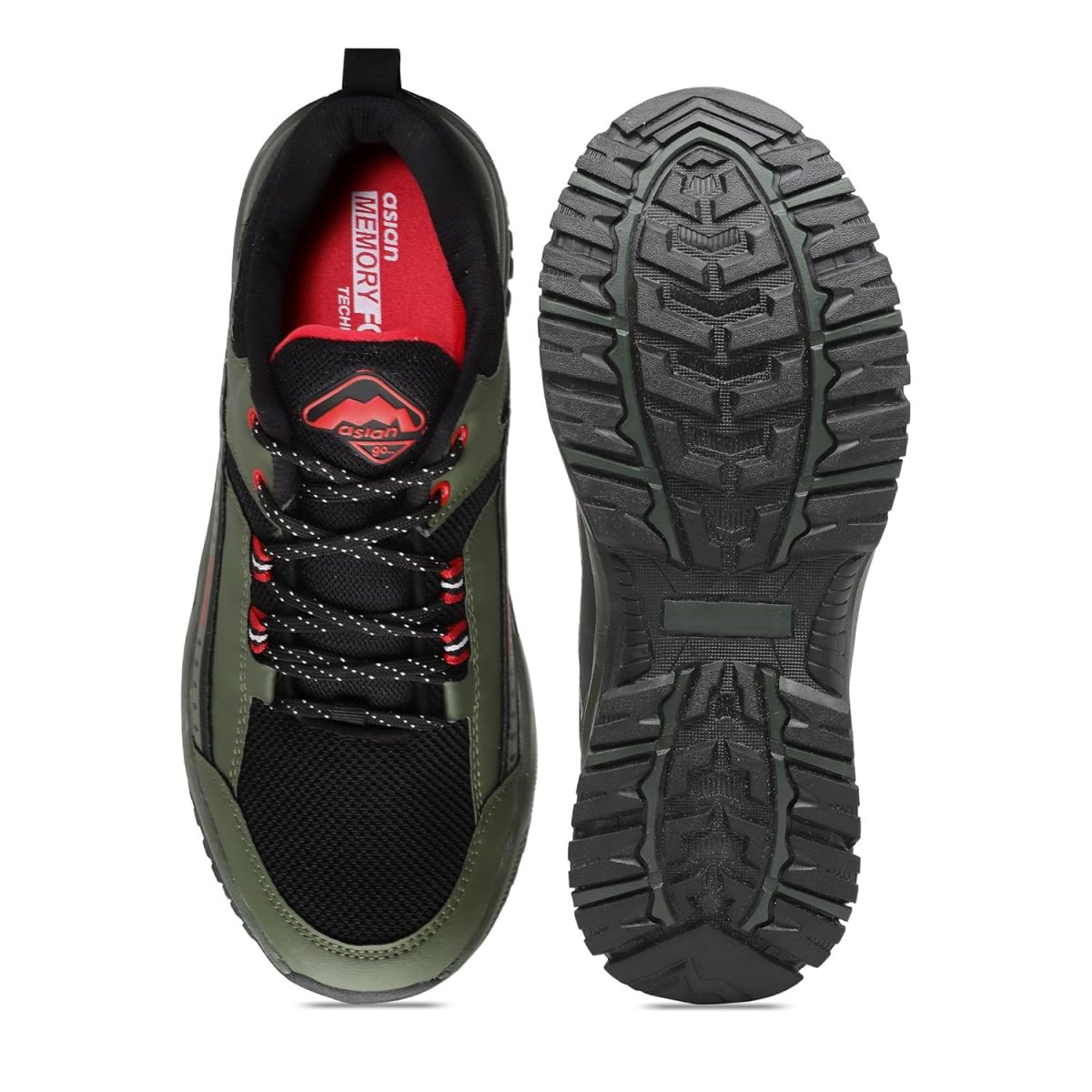 ASIAN Men's Everest-01 Sports Trekking & Hiking,Walking Shoes with Rubber Outsole & Memory Foam Insole Lace-Up Shoes for Men's & Boy's - Image 7