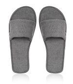 MIFUZI Men Home Slippers Open Toe Slides Slip on Comfortable Sole Lightweight Anti Skid Indoor Bedroom Room Indoor House Cloth Soft Slippers for Men - Image 3