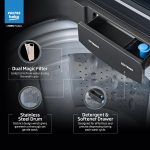 Voltas Beko, A Tata Product 9 Kg 5 Star Fully-Automatic Top Loading Washing Machine (2025 Model, WTL9006UEA / OBS1060, Grey, Double Waterfall Technology) - Image 7