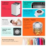 BLACK+DECKER 7.5 Kg 5 Star Fully-Automatic Top Loading Washing Machine(2023 Model, Bxwd01175In, White, In-Built Heater, Bldc Motor Drive) - Image 5