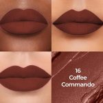 Colors Queen Luxury Matte Non Transfer Lipstick - 16 Coffee Commando, 4g | Highly Pigmented, Single Stroke Application, Ultra Matte Long Lasting | Smudge Proof & Waterproof Lipstick for Women - Image 2