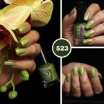 Beromt Kiwi Smoothie Holographic Nail Polish, Glitter Nail Paint, Nail Art, Colors, Gel Effect Nail Polish, Best Nail Polish, High-Shine Long Lasting Non-Toxic Professional Nail Polish, 10ml-523 - Image 4
