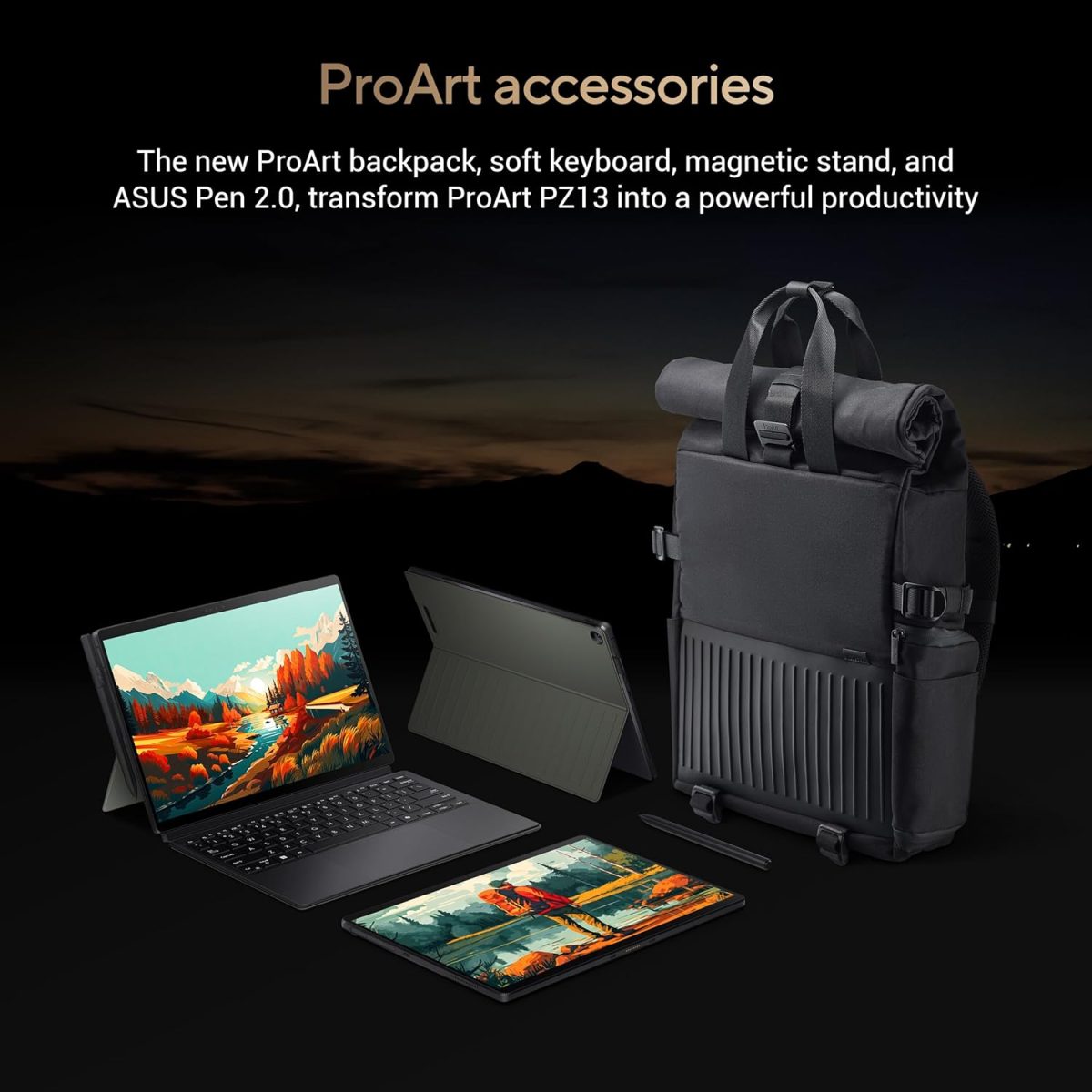 ASUS ProArt PZ13, 13.3" Touch Screen 3K OLED, Snapdragon X Plus, (16GB RAM/1TB SSD/Qualcomm Adreno iGPU/Windows 11/M365 Basic (1Year)*/Office Home 2024/Nano Black/0.85 Kg), HT5306QA-LX402WS - Image 10