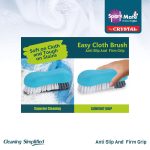 Sparkmate By Crystal Premium Cloth Brush, with Soft & Hard Bristles, Assorted, Plastic - Image 2