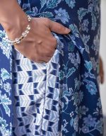 SKYLEE Women's Cotton Blend Printed, Foil Printed and Gota Lace Straight Kurta with Pant & Dupatta - Image 6