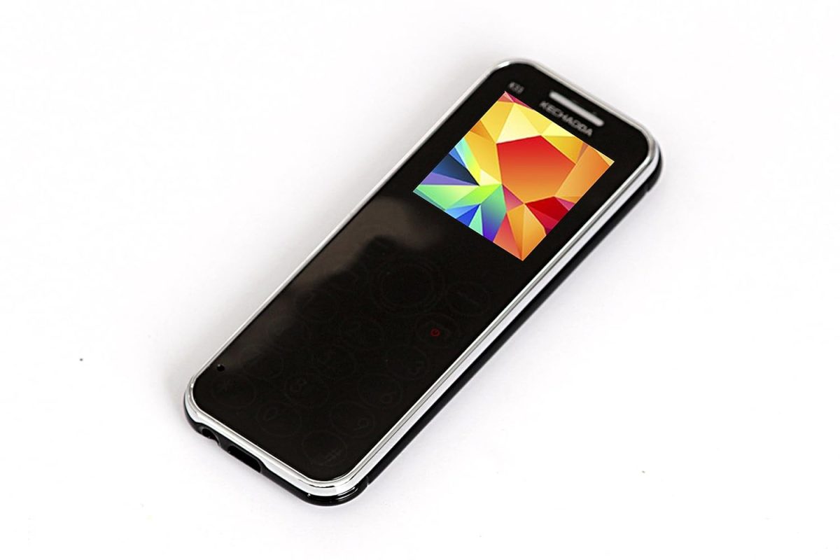 Kechaoda K33 Slim Card Size Light Weight and Stylish Dual Sim GSM Mobile Phone With External Memory Slot 1.44 Inch Display Rear VGA Camera With Flash Light Bluetooth Dialer 800 mAh Big Capacitive Battery 3.5 mm Audio Jack (Only Mobile Phone & Charging Cable in Box, NO CHARGER OR EARPHONE) (Black) - Image 3