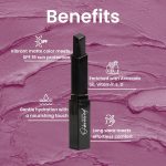 PH - Color Changing Black to Pink Sheer Tint, Lipstick for Dusky Skin Tone, Matte Lipstick Waterproof, Long Lasting, Non-Transfer, Smudge-Proof - Image 5