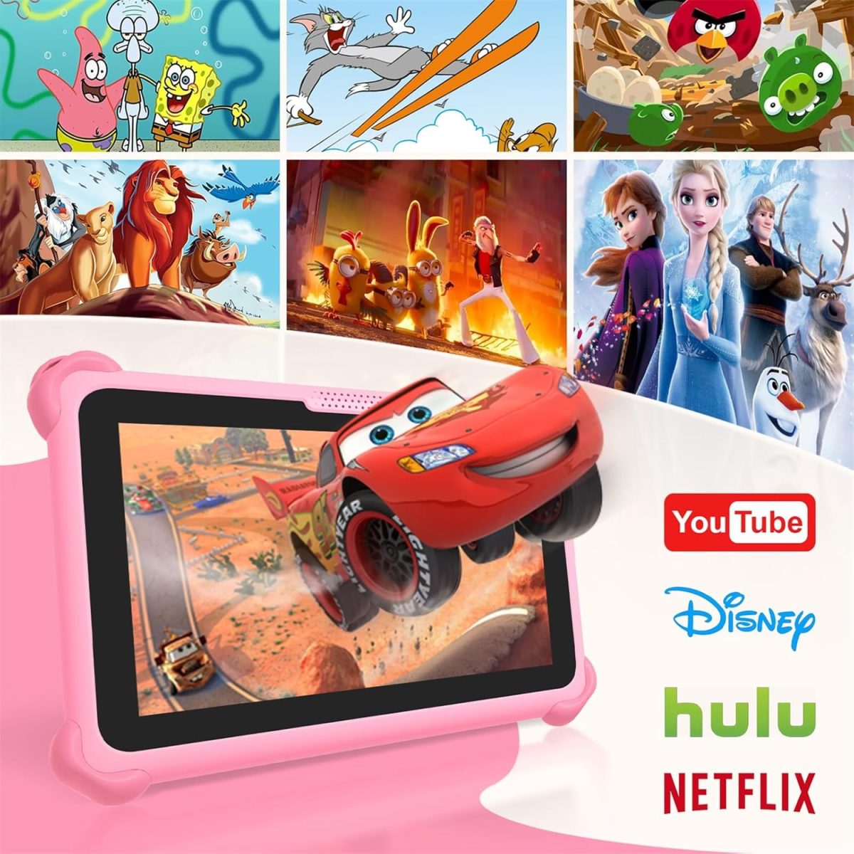 okulaku 7" Kids Tablet Pink - Image 2