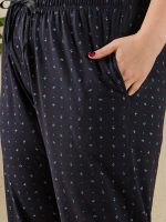 CUPID Women's Plus Size Cotton Printed Pajamas, Nightwear, Lounge Wear, Walk Wear Lowers, Regular Fit Track Pants for Ladies_M to 7XL - Image 3