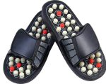 AQUACARE Magnetic Therapy Paduka Slippers | Acupressure | Blood Circulation Slippers Foot Massager For Men and Women (Unisex) | Size- 9, Pack of 1