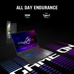 ROG Strix G16 (2024), 16 "(40.64cm) QHD+ 240Hz, Intel Core i9 14900HX, Gaming Laptop (16GB DDR5/1TB SSD/NVIDIA GeForce RTX 4070 /Windows 11/Office 2021/Eclipse Gray/2.50 Kg), G614JIR-N4062WS - Image 7