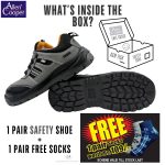 Allen Cooper 1156 Safety Shoe Washable Edition, Size 8 INDIA/UK - Image 9