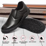 STONIX Ninja Pure Leather Steel Toe Safety Shoe for Men UK09 Black - Image 5