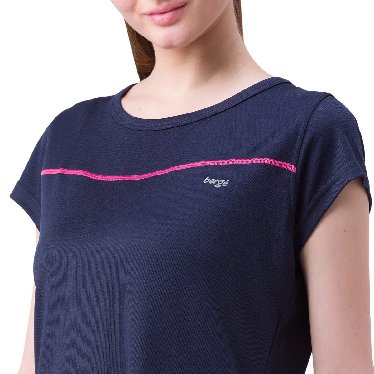 berge' Ladies Polyester Dry Fit Western Shirts & Tshirts for Women, Quick Drying & Breathable Fabric, Gym Wear Tees & Workout Tops - Image 4