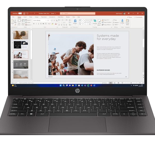HP 245 Notebook, AMD Ryzen 5 7520U, 8GB DDR4, 512GB SSD, 14-inch(35.6cm),Anti-Glare, HD Laptop, AMD Radeon Graphics, (DOS, Silver,1.36kg) G10