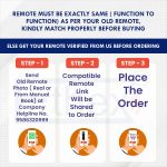 Ethex® Air Conditioner Remote Compatible for Haier Ac Remote Control Split//Window (Your Old Remote Must Be Same) (Full Function) - Image 3