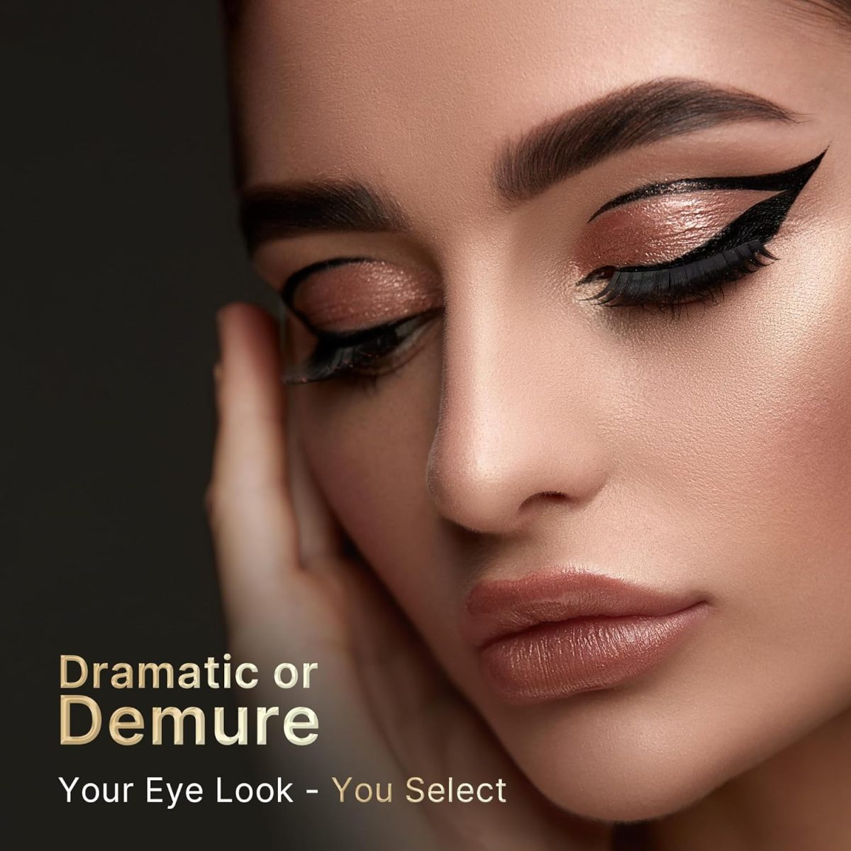 SWISS BEAUTY Select Here To Stay Semi-Matte Liquid Waterproof Eyeliner | With Precise & Pointed Tip | Smudge-Proof, Transfer- Proof | Shade- Mood Brown| 3ml | - Image 8
