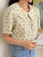 GRECIILOOKS Oversized Shirt for Women – Korean Casual Short Sleeve Loose Fit Top | Plus Size Summer Wear for Girls & Women - Image 3