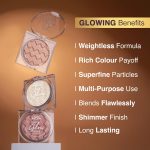 Hilary Rhoda Flash Glow Shine Highlighter | Rich Colour Payoff | Superfine Particles | 3D Reflective Glow | Blends Flawlessly -7g (Diamond Shine -Shade 03) - Image 4