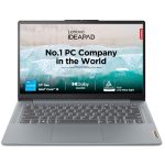 (Refurbished) Lenovo IdeaPad Slim 3 13th Gen Core i3-1305U (8GB RAM/512GB SSD/Integrated Intel UHD Graphics/14 inch (35.5cm)/Windows 11/ MS Office 2021/Grey/1.3Kg), 82X6004GIN Thin & Light Laptop