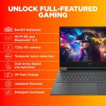 HP Victus Gaming Laptop,AMD Ryzen 5 5600H,4GB AMD Radeon RX 6500M Graphics,15.6-Inch (39.6 Cm),FHD,144Hz,8GB DDR4,512GB SSD,Backlit KB,B&O,Dual Speakers (Silver,2.37 Kg),fb0158AX,with Windows 11 - Image 5