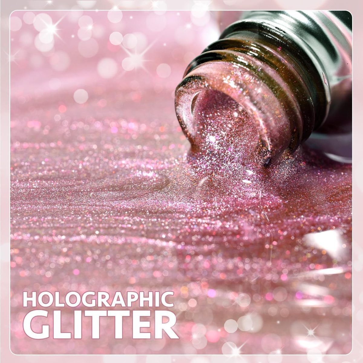 Bolt bee Glitter Cat Eye Nail Gel Polish 9ml Gel Paint Soak Off UV Led | 9D Art Polish Galaxy Magnetic for Nail Designs | LED Soak Off Nail Lacquer Gel Strong Nail Art Magnet For Home Salon-(Pink) - Image 4