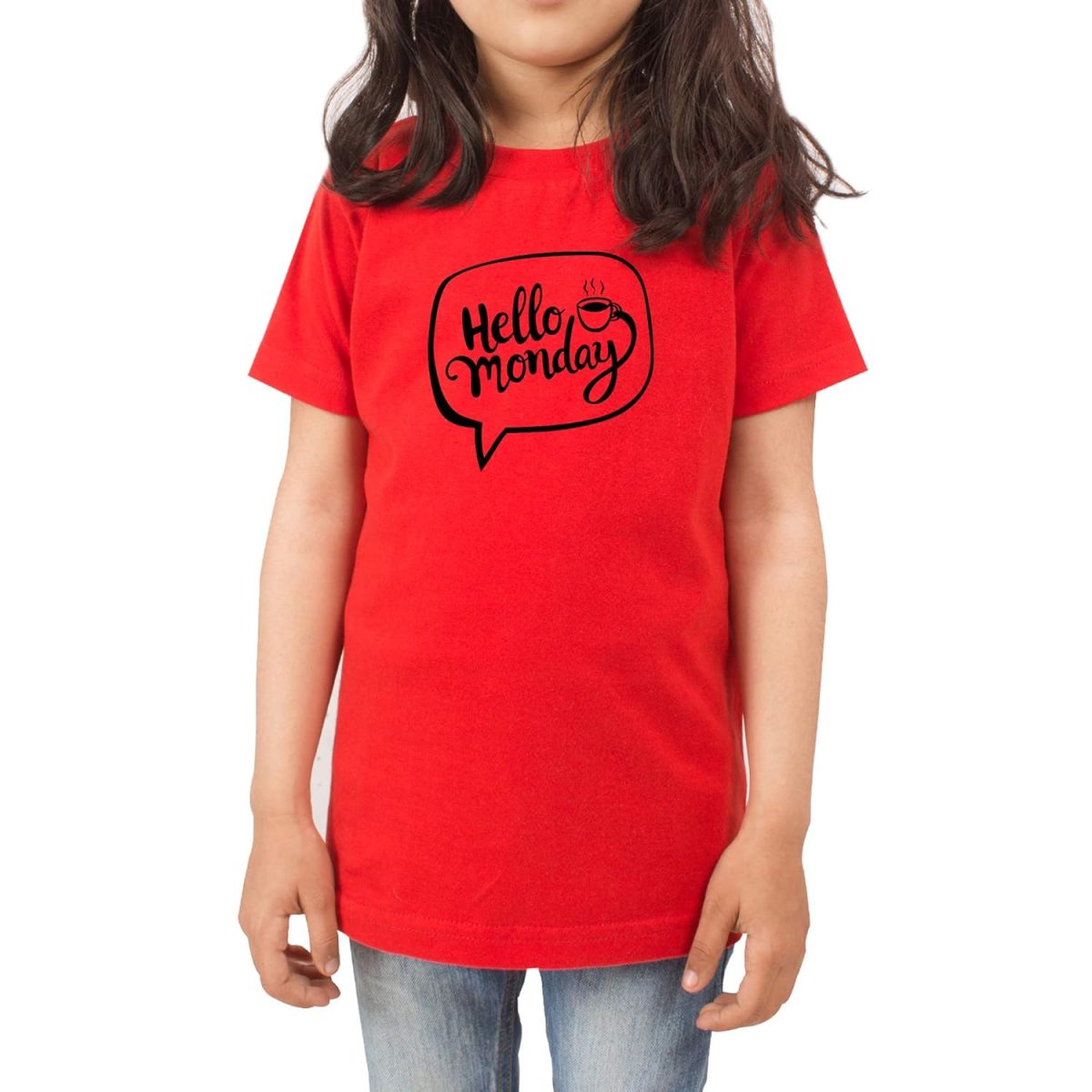 FADE COLLECTION - Hello Monday Box Kids T-Shirt (Boys/Girls) - Image 2