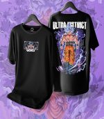 PeaceOut Anime Printed T-Shirt, Goku Design, Black, Men's - Image 5