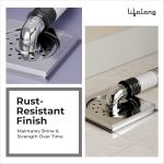 Lifelong 5 Inch Outlet Pipe Connector for Washing Machine | Bathroom Floor Drain Cover | Sink Strainer & Drain Filter | Anti-Overflow & Backflow Preventer | Sink Drainer & Drainage Cover (LLHIEG01) - Image 3