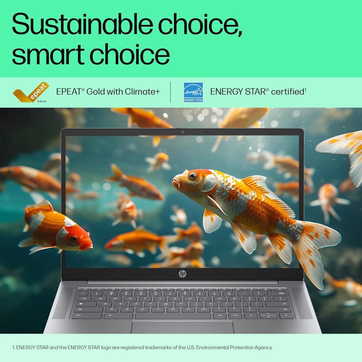 HP Chromebook, Intel Core I3-N305, 8GB LPDDR5, 256GB UFS, 14-Inch (35.6Cm), Anti-Glare, Touchscreen, FHD, Win 11, Silver,1.45Kg, nf0017TU, Intel UHD Graphics, FHD Camera Laptop - Image 10