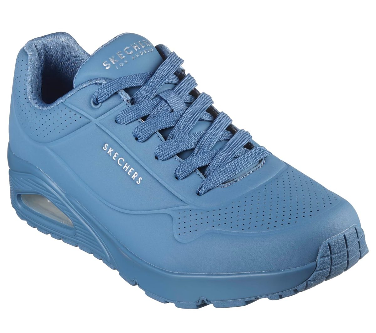 Skechers Mens UNO - Stand ON AIR Light Denim Casual Sneakers, 7 UK (8 US)