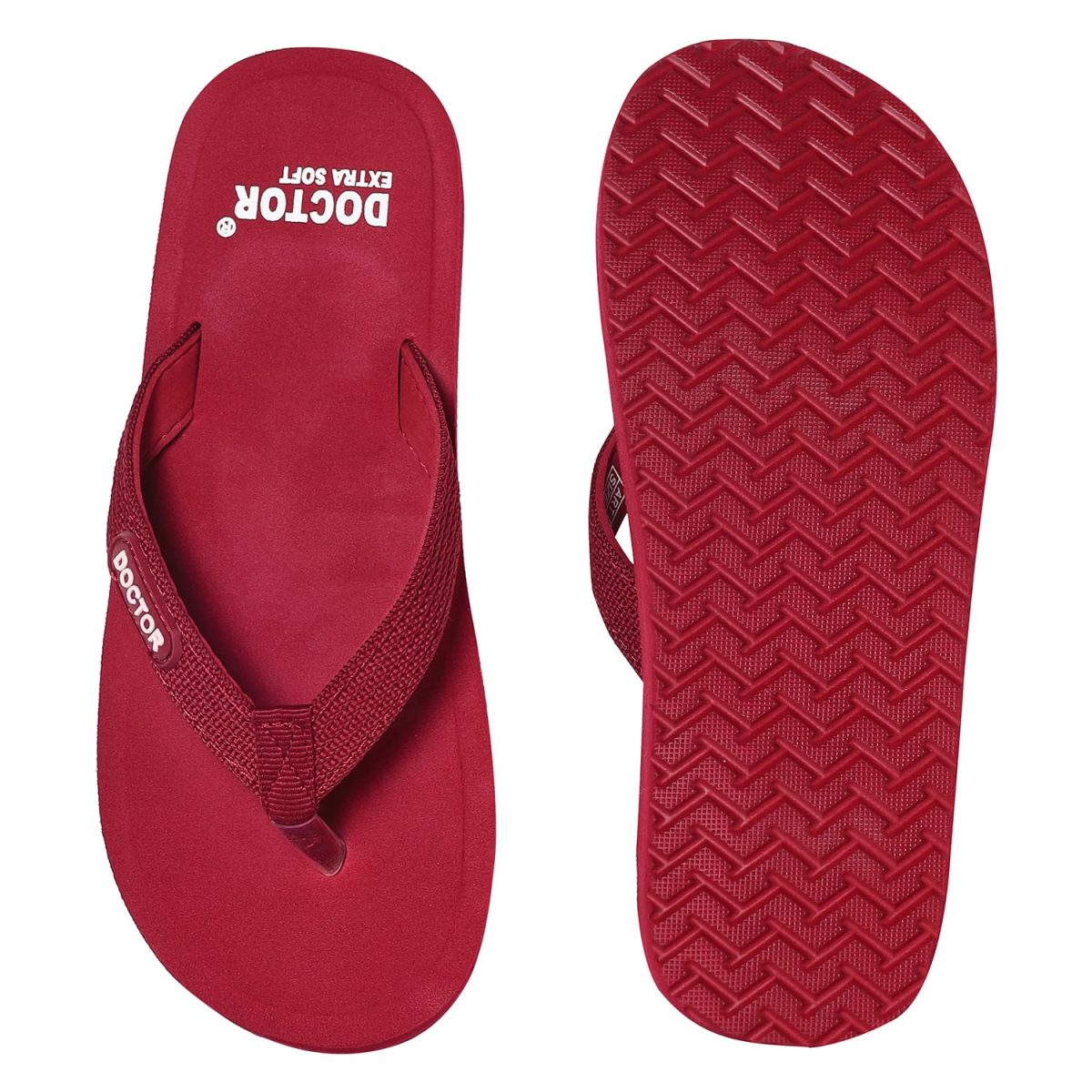 DOCTOR EXTRA SOFT Doctor Slippers for Women Orthopedic Diabetic Pregnancy Non-Slip Lightweight Cushion Comfortable Flat Mcr Casual Stylish DR Chappals and House Flip flops For Ladies & Girl’s D-13 - Image 7