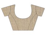 Womanista Women's Plain Poly Chiffon Jimmychoo Two Tone Saree with Un-Stitched Blouse - Image 8