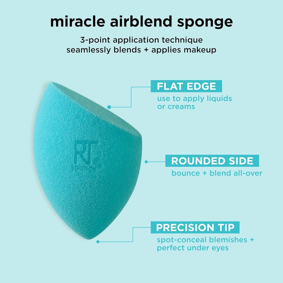 Real Techniques Miracle Airblend Sponge 13.7 gm - Image 4