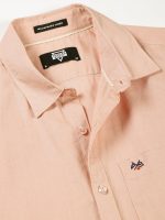 Thomas Scott Men's | Solid | Half Sleeve | Slim Fit | Linen Blend | Spread Collar | Casual Shirt - Image 5