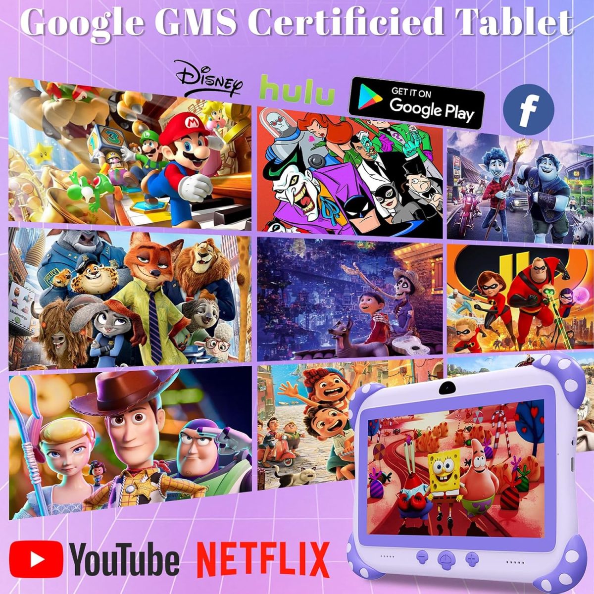 YINOCHE Tablet for kids ages 3-7 - Image 3