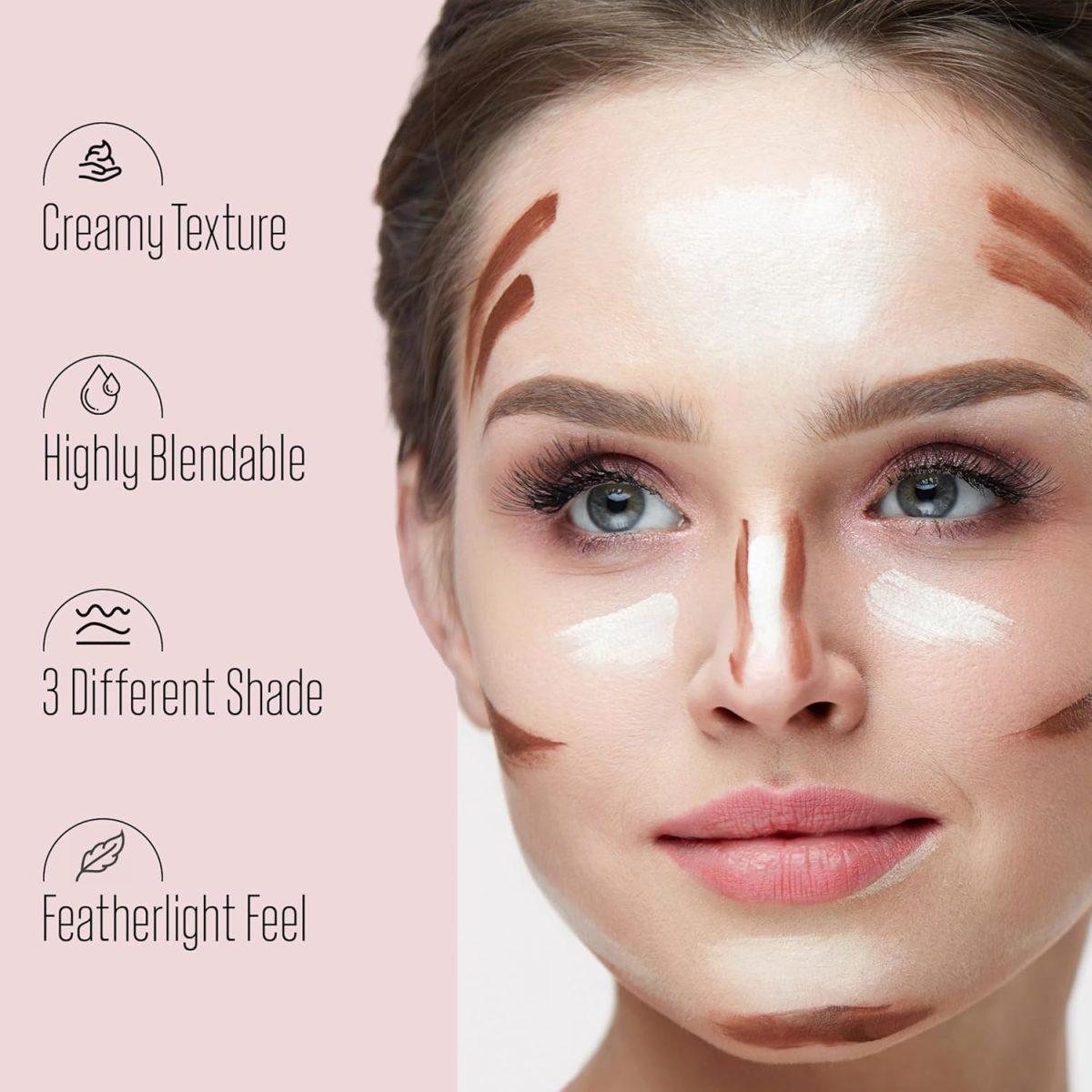 Premium Contour Stick for Face Makeup– Slimming & Highlighting Double-Ended Makeup Stick, Duo Contour Stick for a Flawless, Sculpted Look - Image 4