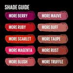 Maybelline New York Color Sensational Ultimatte Matte Lipstick, Non-Drying, Intense Color Pigment, More Magenta, Magenta Pink, 0.06 oz - Image 7
