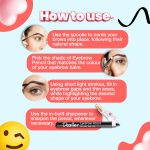 Dazller Eyebrow Pencil with Sharpener|Water-Resistant|Long Stay|Creamy Wax Formula|Infused with Carnauba & Castor Oil|Brown-1|Pack of 6|9g - Image 5