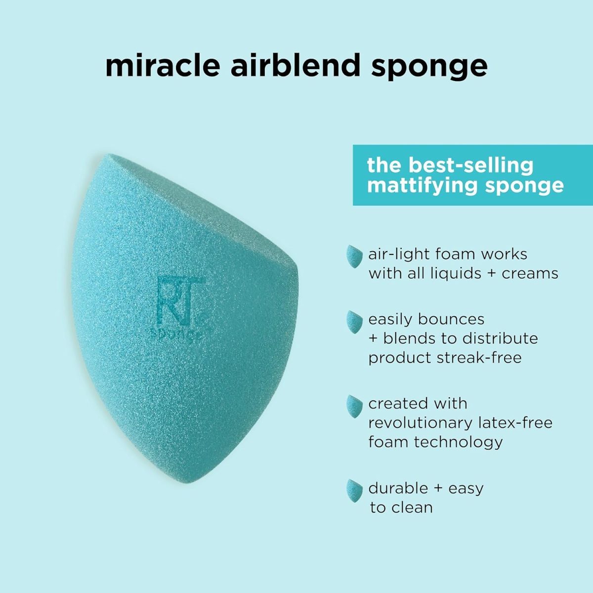 Real Techniques Miracle Airblend Sponge 13.7 gm - Image 5