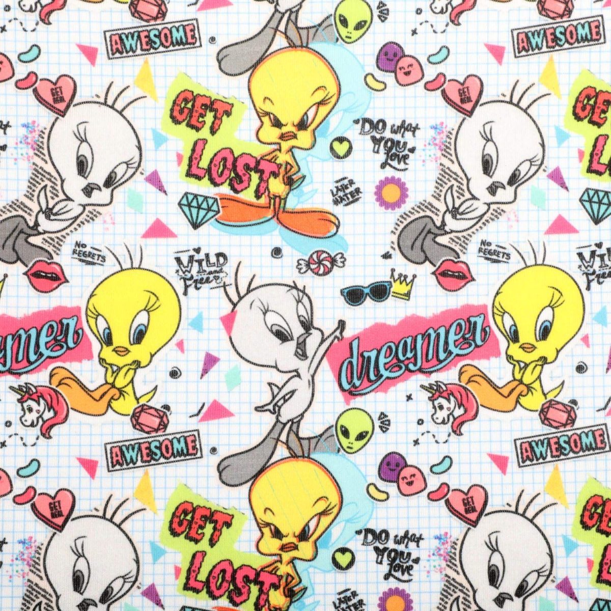 Looney Tunes by Wear Your Mind Girl's Regular Fit T-Shirt - Image 3