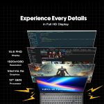 Thomson 15.6 Inches In-N15I Lightweight, Thin and Stylish Neo Notebook (Intel Core i7 12Th Gen/Windows 11 /Window 11 / 16GB DDR4 & 512 GB SSD/Backlight Keyboard/Grey Brush) - Image 2
