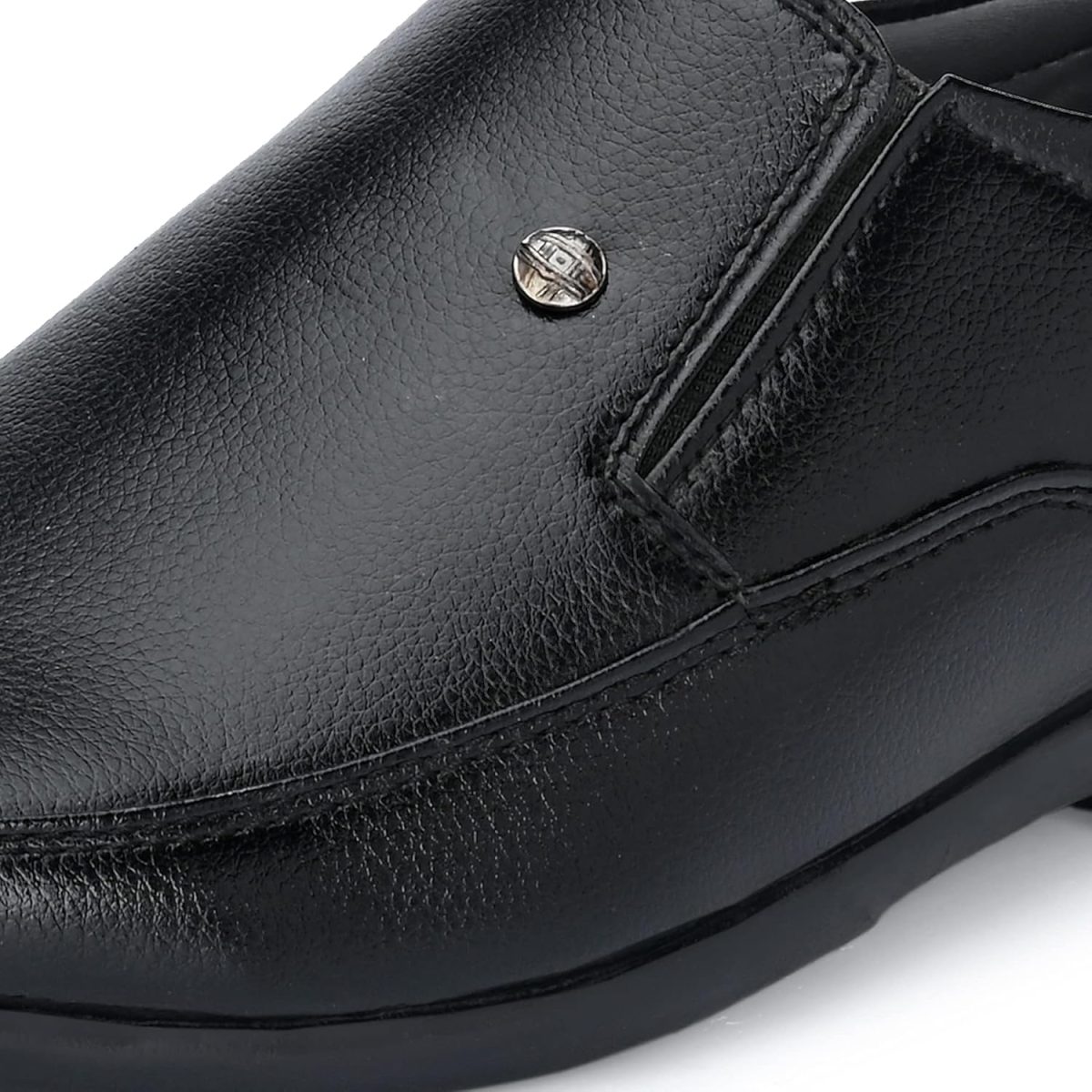 Centrino mens Moccasin Formal Shoe (Black_7 UK_8602-1) - Image 9