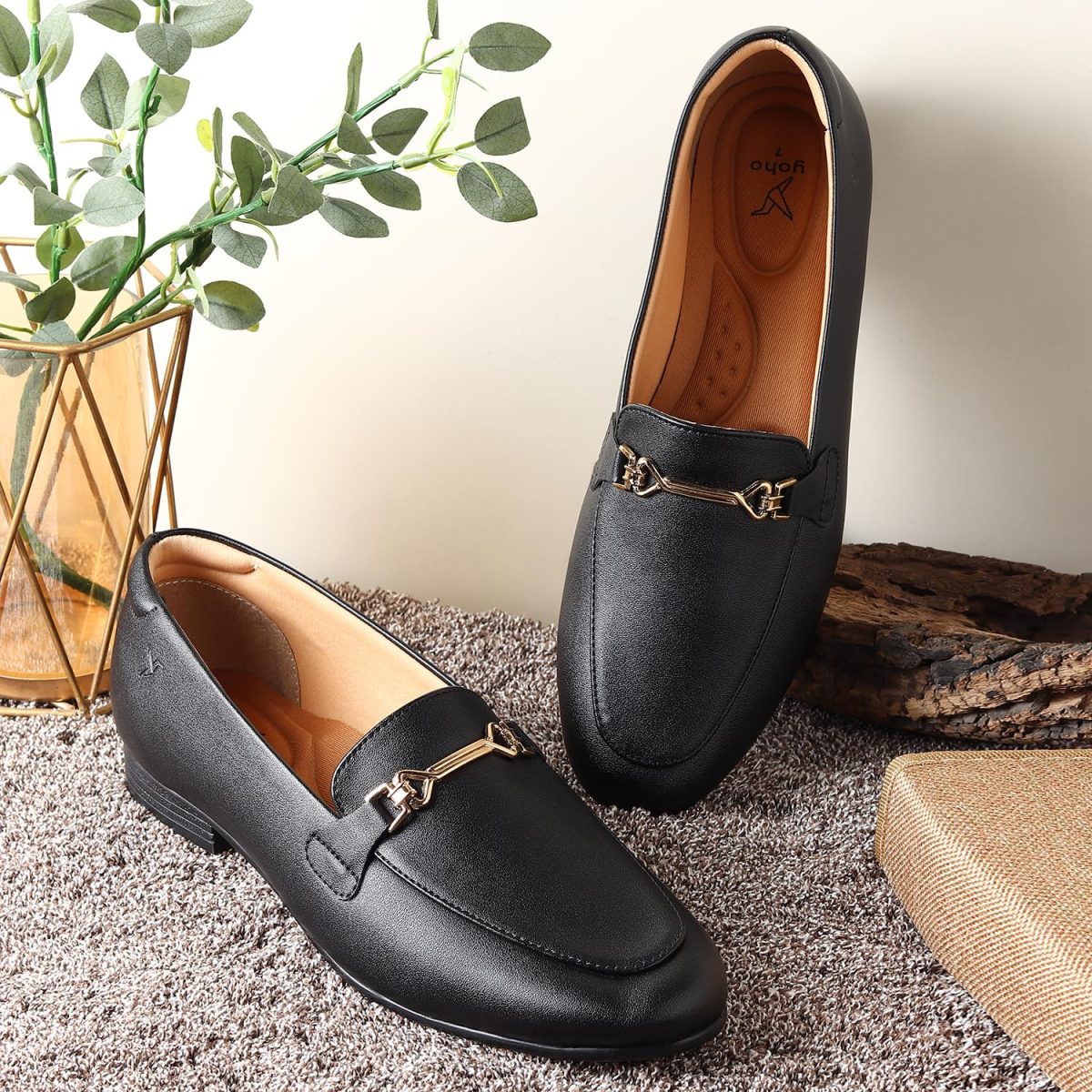 YOHO Bliss 006 Slip-on Loafers for Women | Comfortable & Stylish Flat | Fashion Moccasins with Footpharma Footbed | Perfect for Casual, Formal Shoe - Image 2