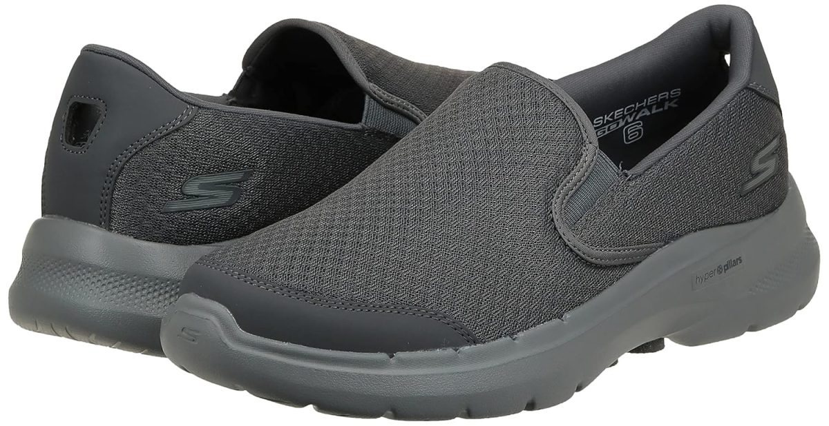 Skechers Mens Go Walk 6 Walking Shoe - Image 2