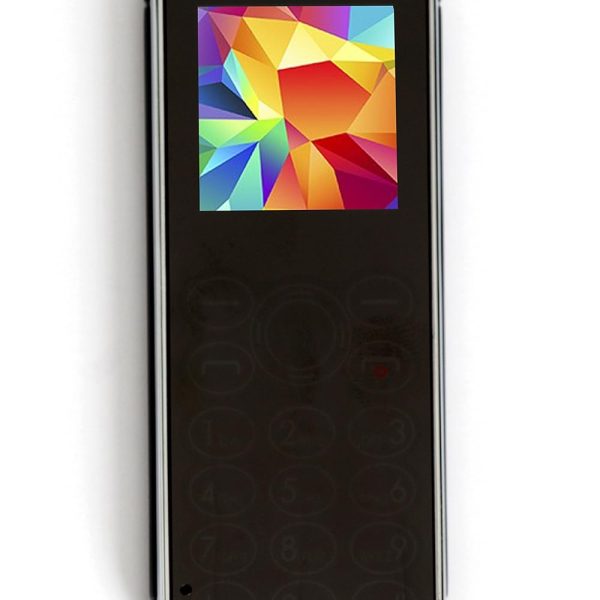 Kechaoda K33 Slim Card Size Light Weight and Stylish Dual Sim GSM Mobile Phone With External Memory Slot 1.44 Inch Display Rear VGA Camera With Flash Light Bluetooth Dialer 800 mAh Big Capacitive Battery 3.5 mm Audio Jack (Only Mobile Phone & Charging Cable in Box, NO CHARGER OR EARPHONE) (Black)