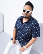 Hardsoda by The Indian Garage Co Men Plus Size Regular Fit Printed Cutaway Collar Half Sleeves Casual Shirt - Image 3