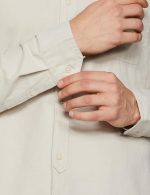 Allen Solly Men Cotton Regular Fit Oxford Solid Casual Shirt - Image 4